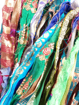Reclaimed Sari Ribbon Hank - Unique - YC