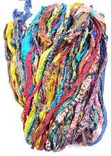 Reclaimed Sari Ribbon Hank - Unique - YD