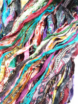 Reclaimed Sari Ribbon Hank - Unique - YE