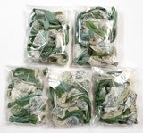 Garden Greens – Sari Silk & Vintage Lace Pack - MK