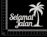 Selamat Jalan - A - White Chipboard