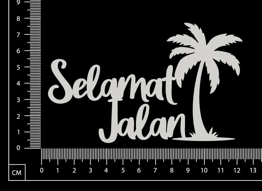 Selamat Jalan - C - White Chipboard