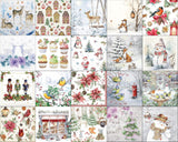 Christmas Decoupage Napkin Bundle - Set Three - Set of 20