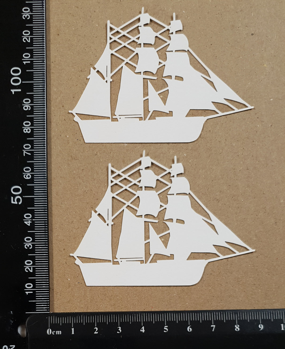 Laser Cut Ships - Set of 2