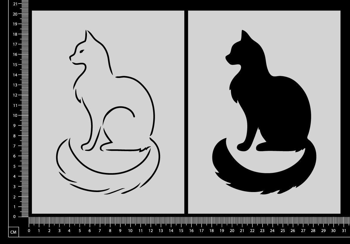 Cat - B - Set - Stencil - 150mm x 200mm