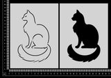 Cat - B - Set - Stencil - 150mm x 200mm