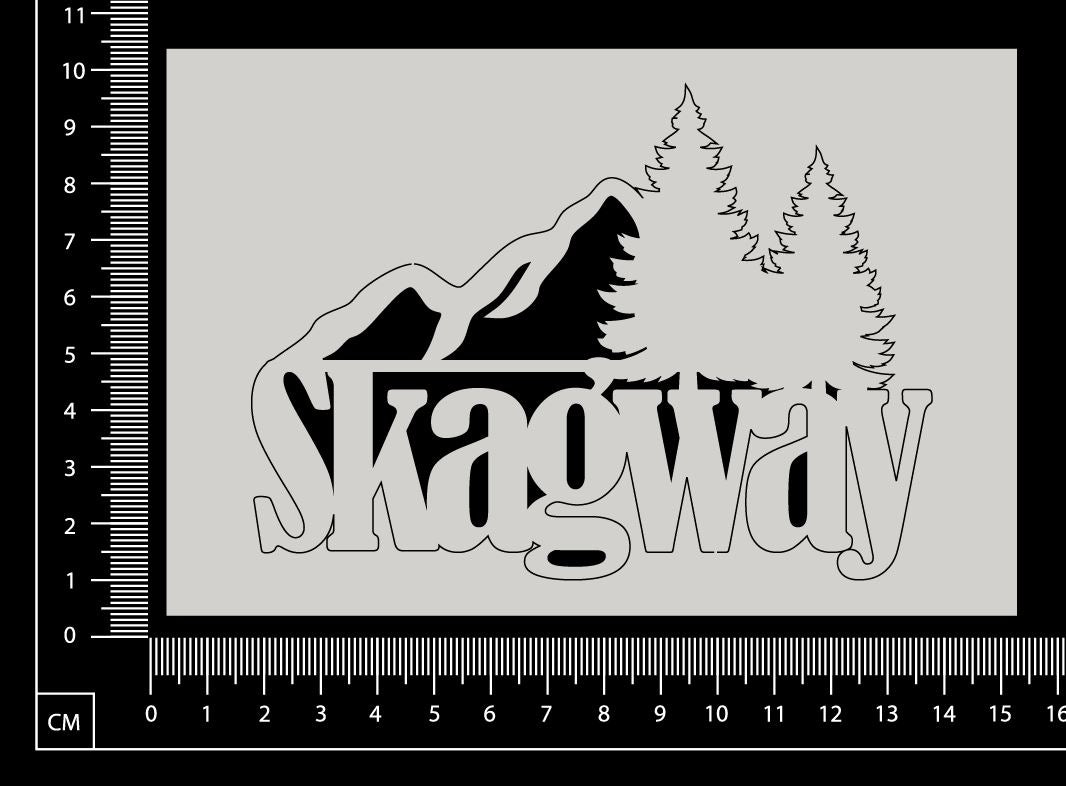 Skagway - A - White Chipboard