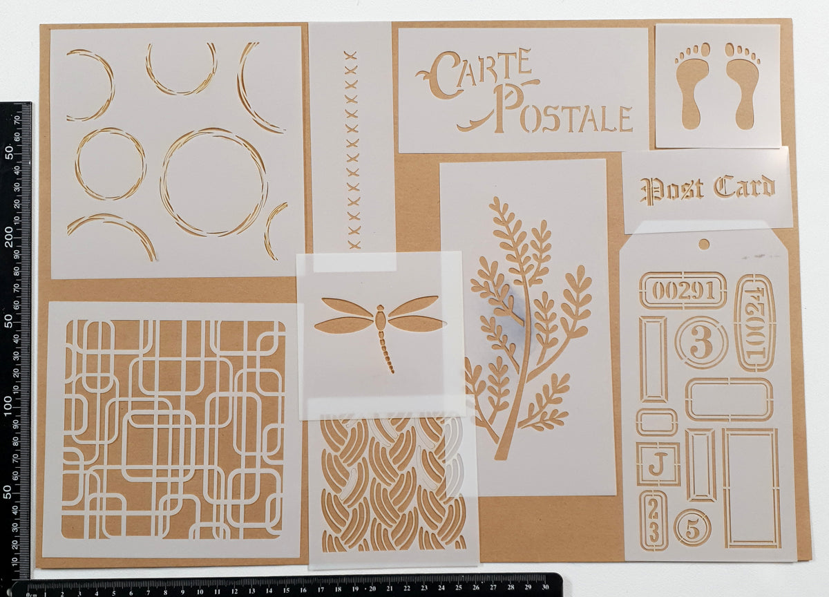 CLEARANCE - Seconds Quality Stencil Bundle - DN