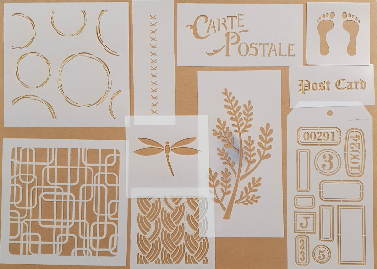 CLEARANCE - Seconds Quality Stencil Bundle - DN