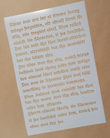 CLEARANCE - Gothic - Stencil - 200mm x 300mm - DO
