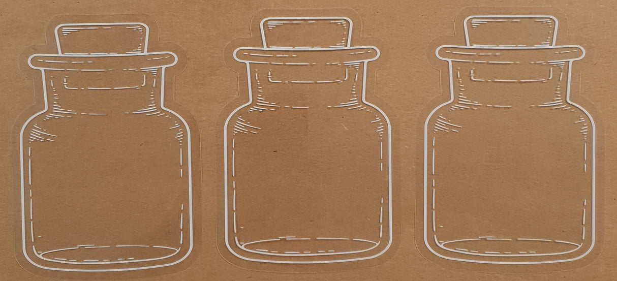 Jar Stickers - Set of 3