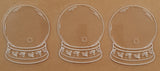 Snowglobe Stickers - Set of 3