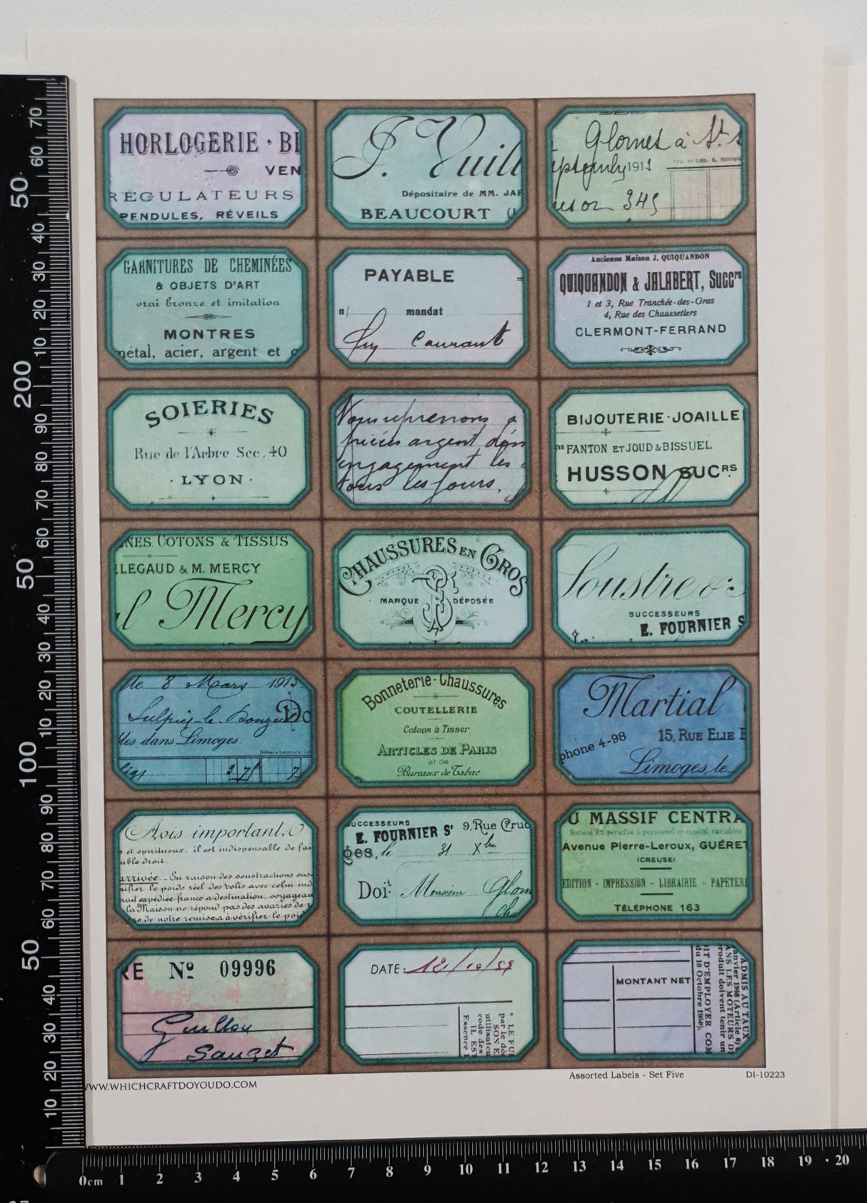 Cut Apart Stickers Sheet - (STK20)