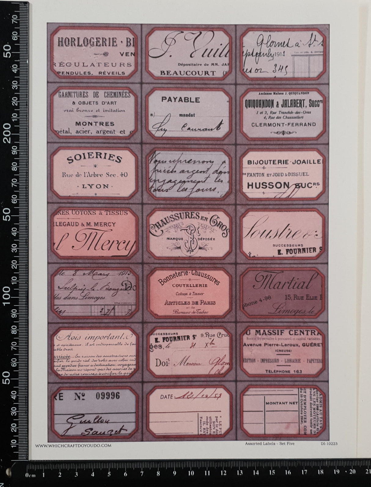 Cut Apart Stickers Sheet - (SKL-28)
