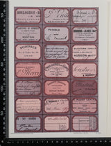 Cut Apart Stickers Sheet - (SKL-28)
