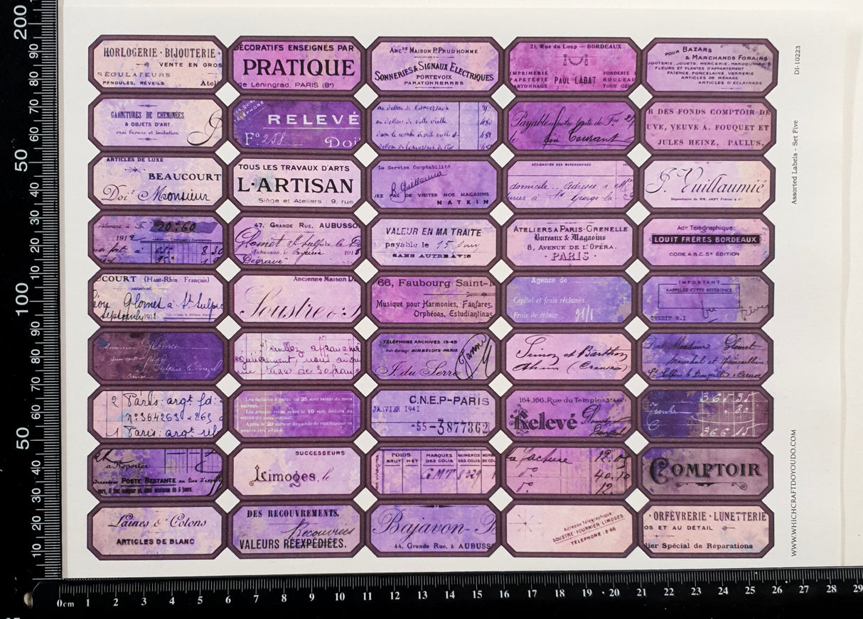 Cut Apart Stickers Sheet - (STK3)