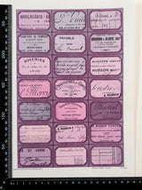 Cut Apart Stickers Sheet - (STK-33)