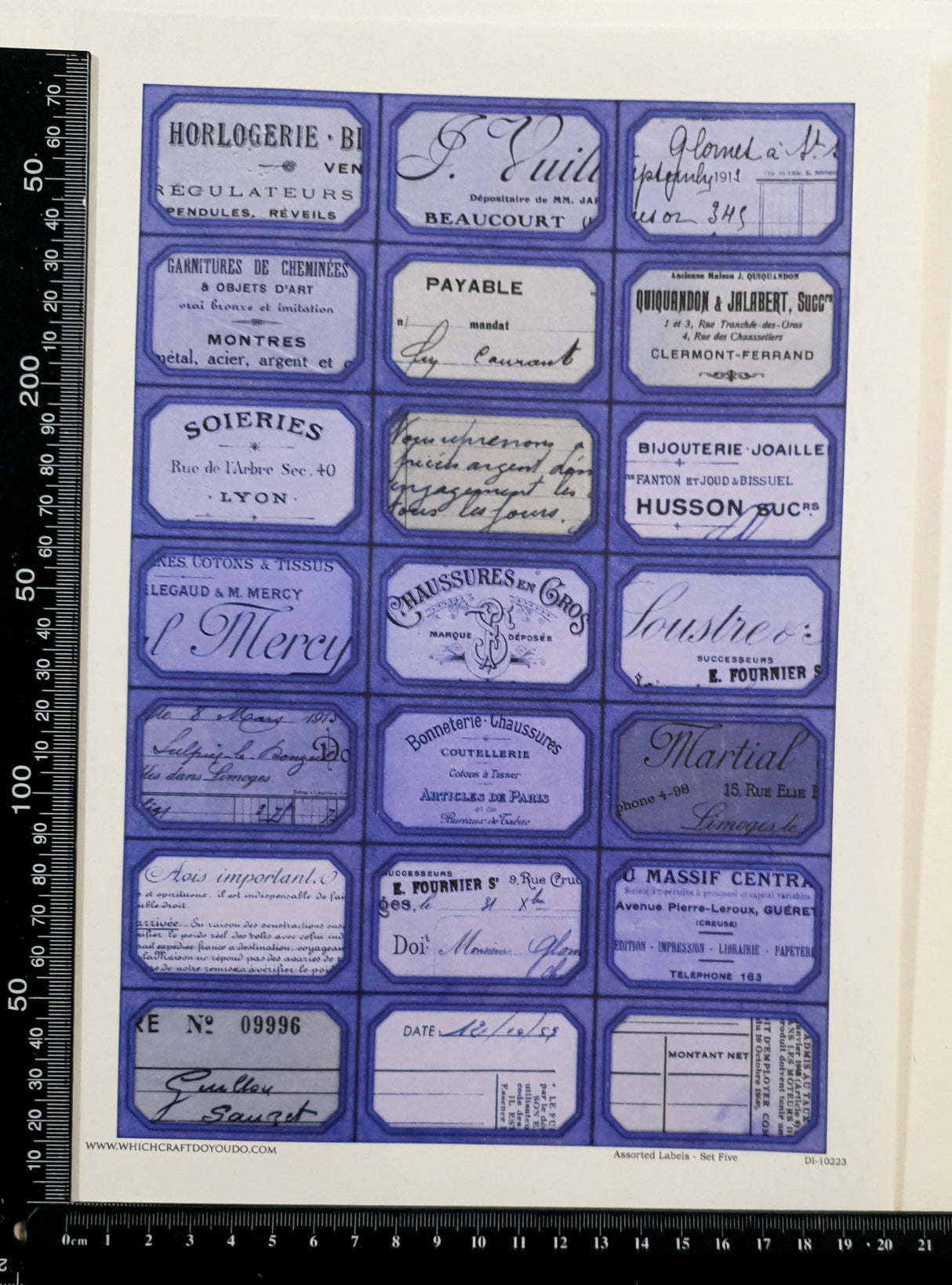 Cut Apart Stickers Sheet - (STK-34)