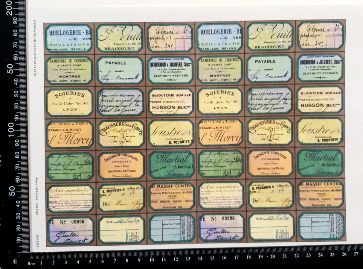 Cut Apart Stickers Sheet - (SKL-36)