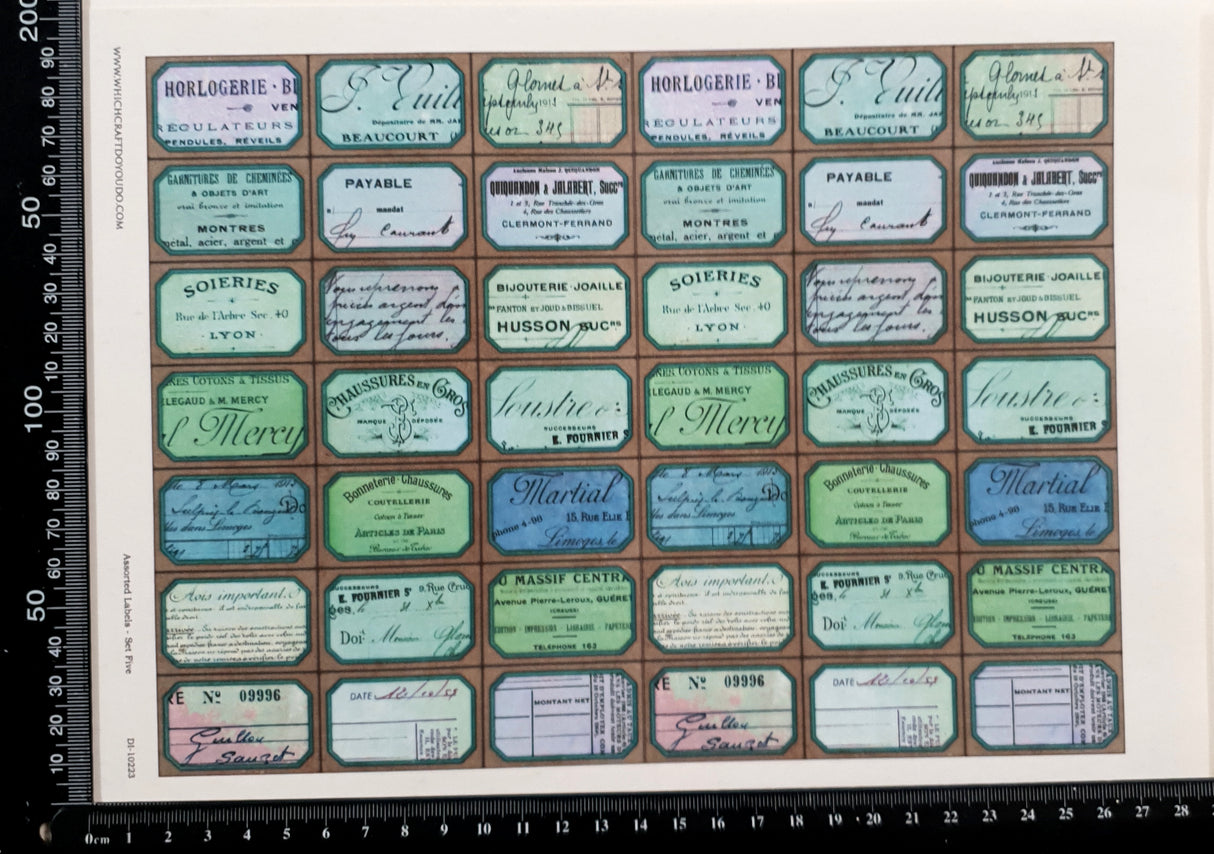 Cut Apart Stickers Sheet - (SKL-37)