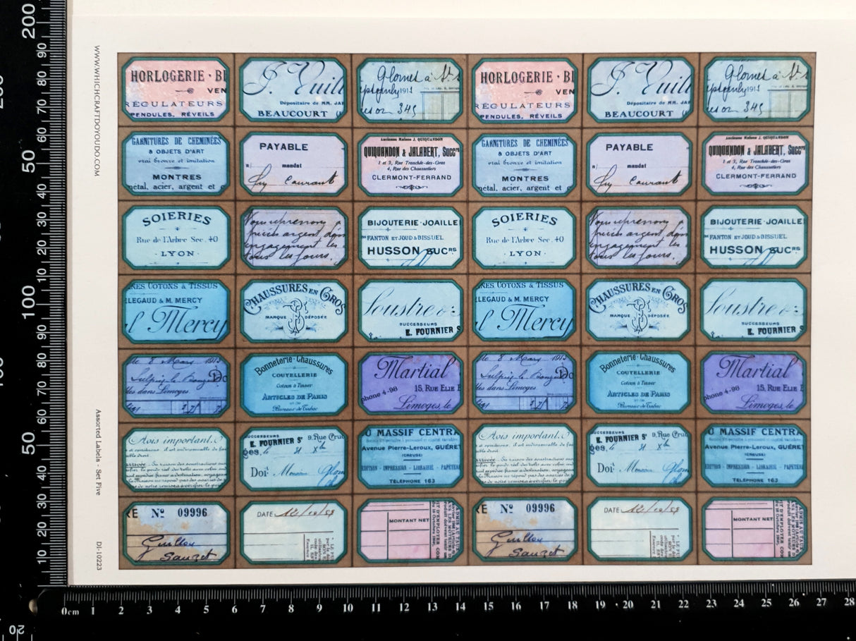 Cut Apart Stickers Sheet - (SKL-38)