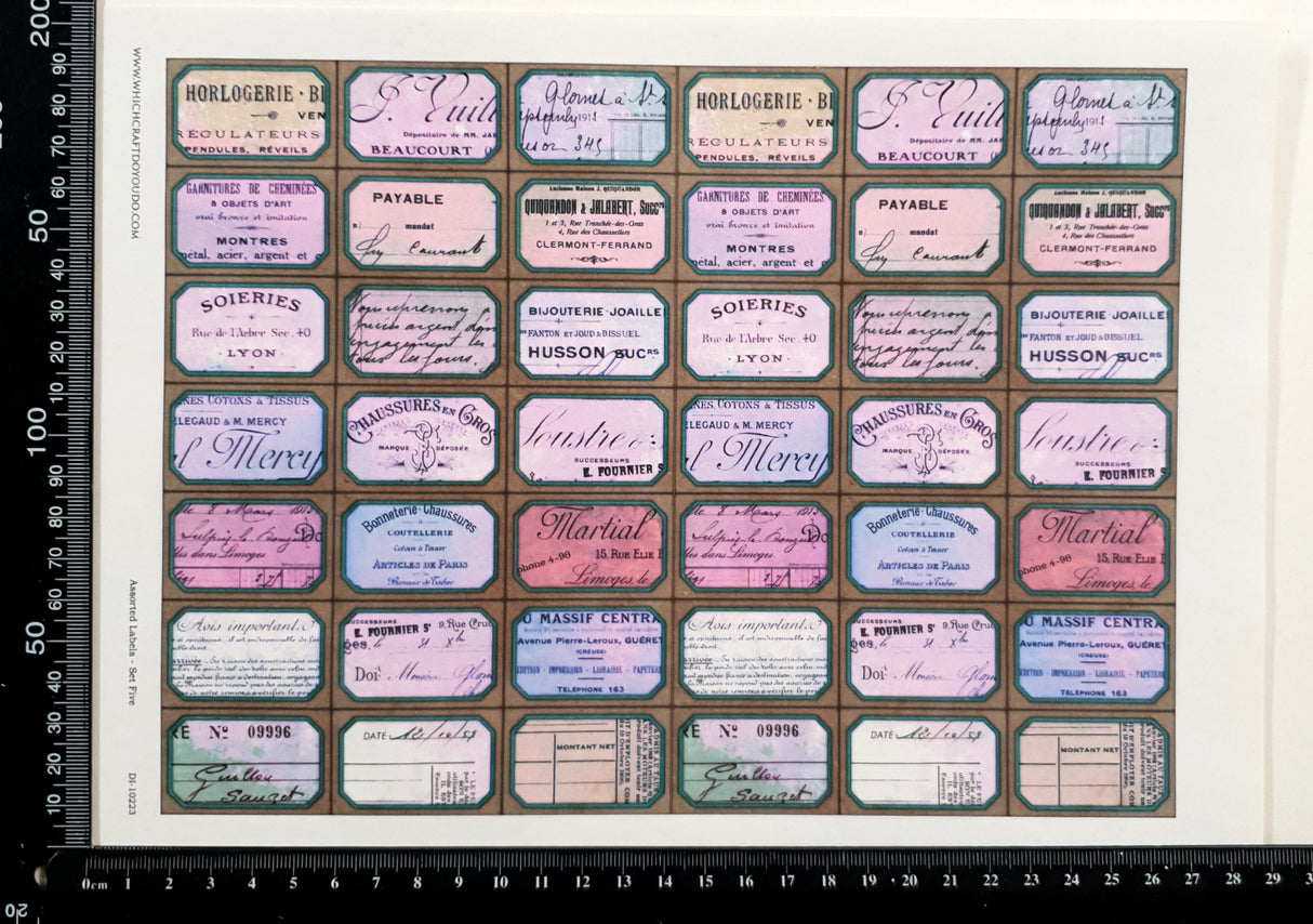 Cut Apart Stickers Sheet - (SKL-39)