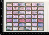 Cut Apart Stickers Sheet - (SKL-39)