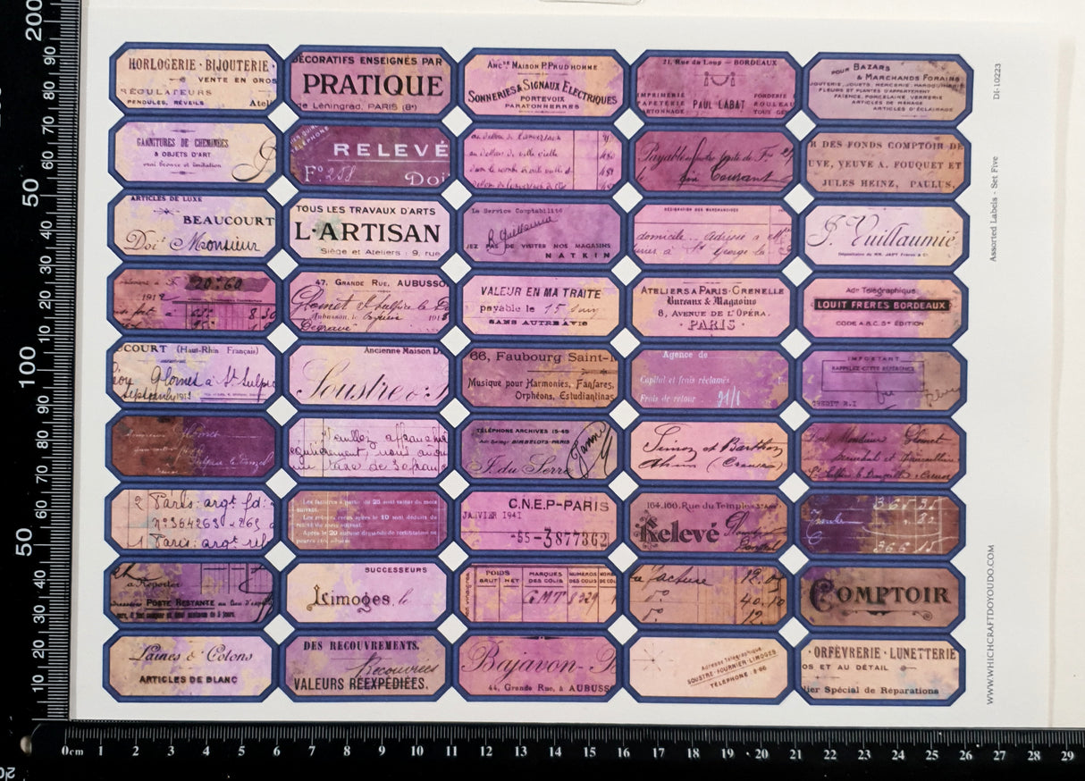 Cut Apart Stickers Sheet - (STK4)