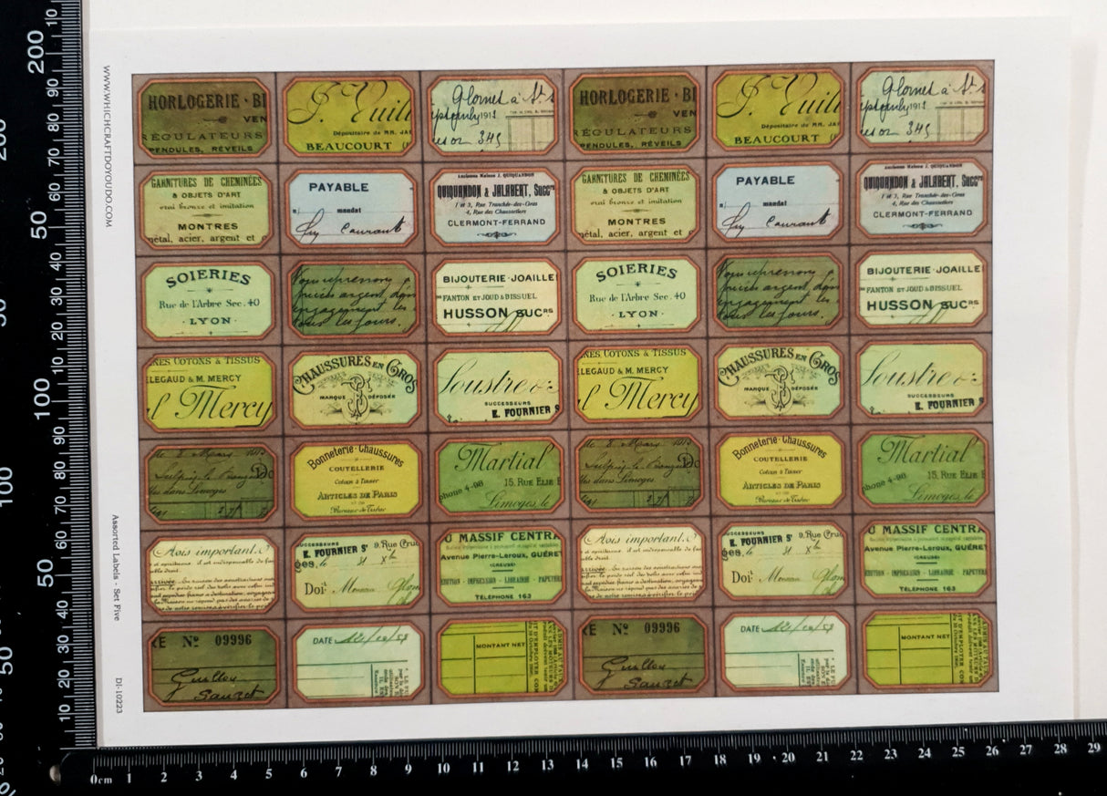 Cut Apart Stickers Sheet - (STK43)