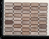 Cut Apart Stickers Sheet - (BW1)