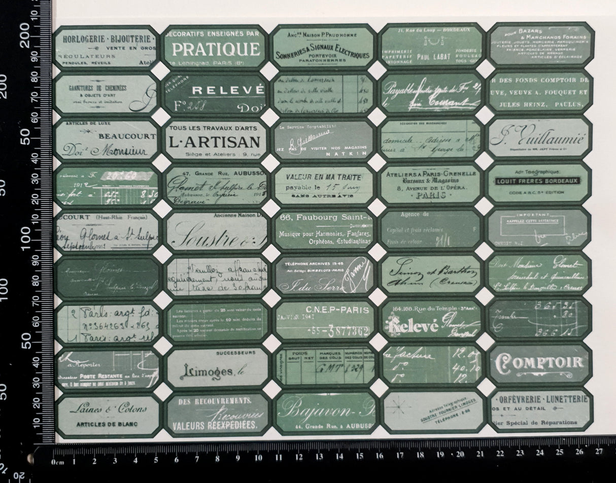 Cut Apart Stickers Sheet - (BW5)