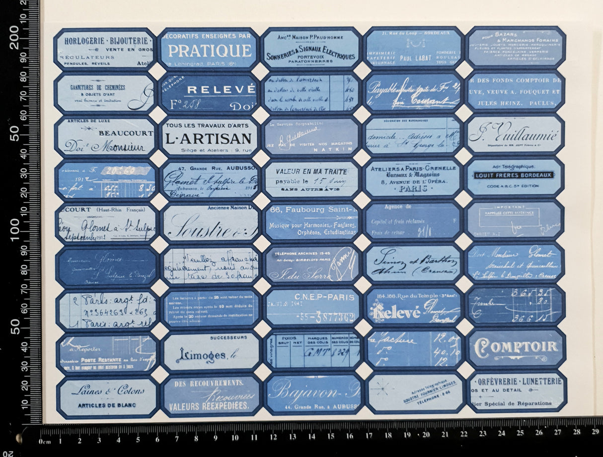Cut Apart Stickers Sheet - (BWL-4)