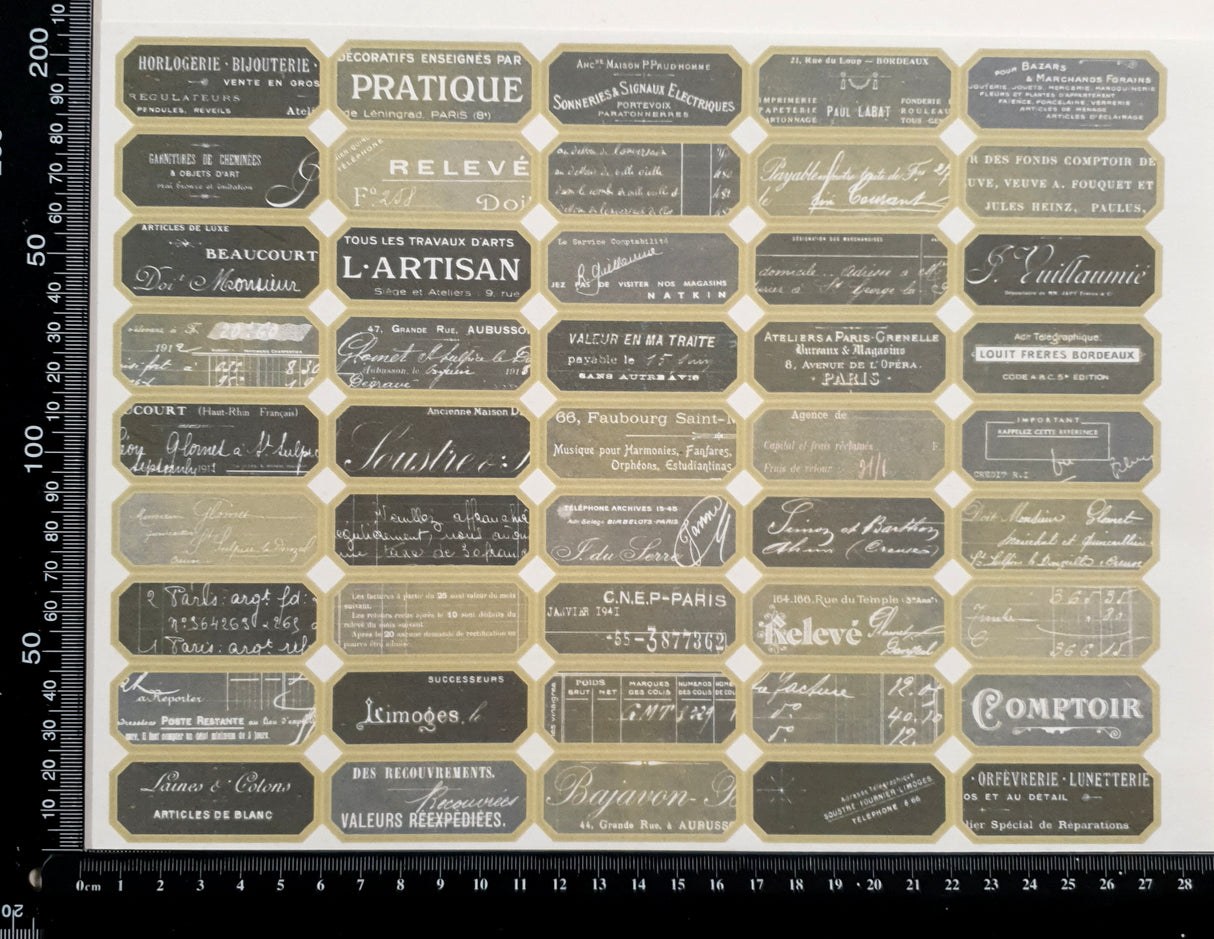 Cut Apart Stickers Sheet - (REV-3)