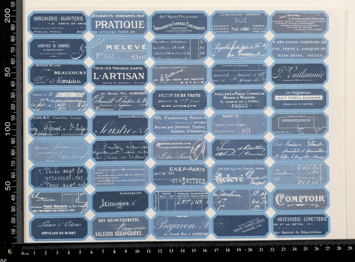 Cut Apart Stickers Sheet - (REV-5)
