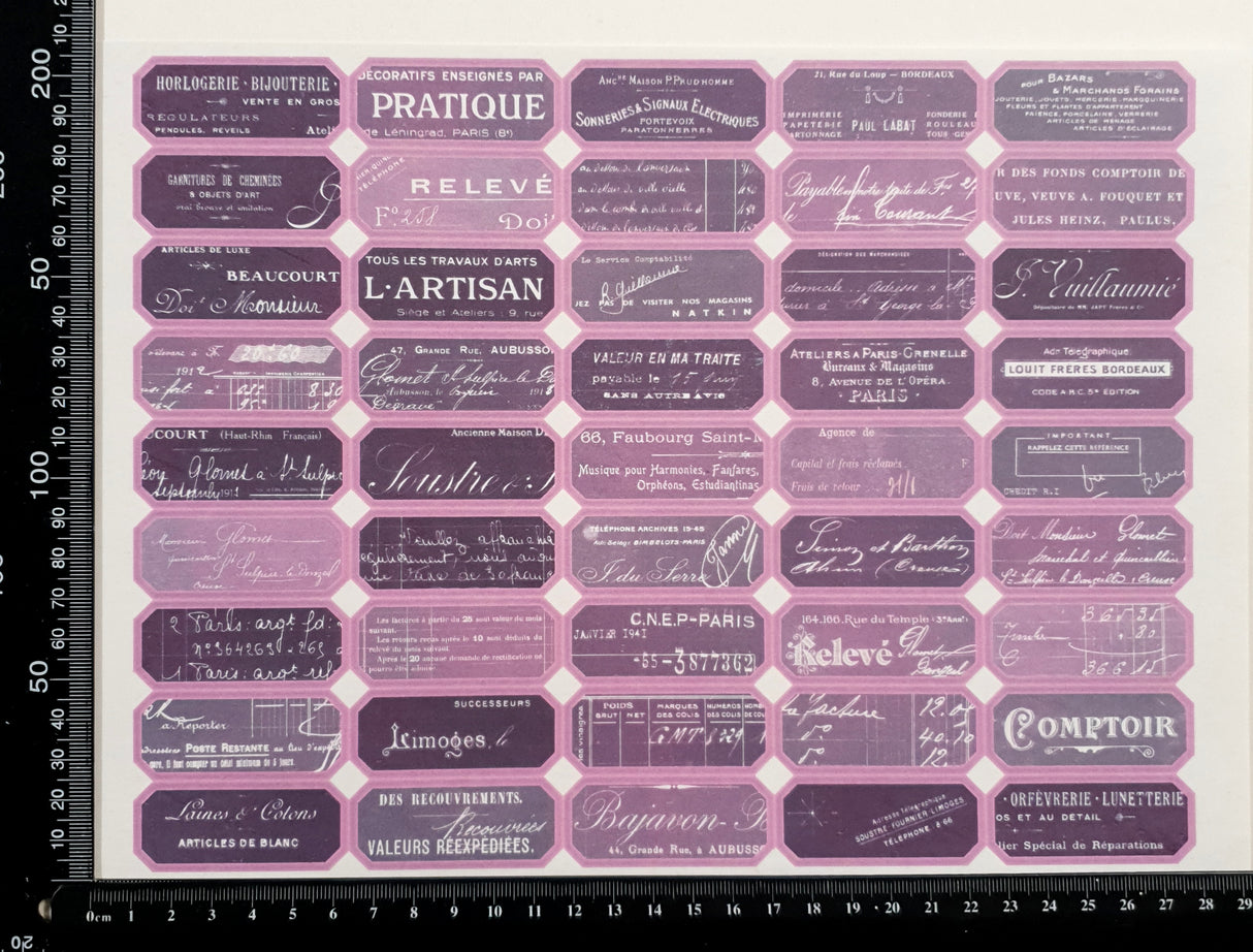 Cut Apart Stickers Sheet - (REV-6)