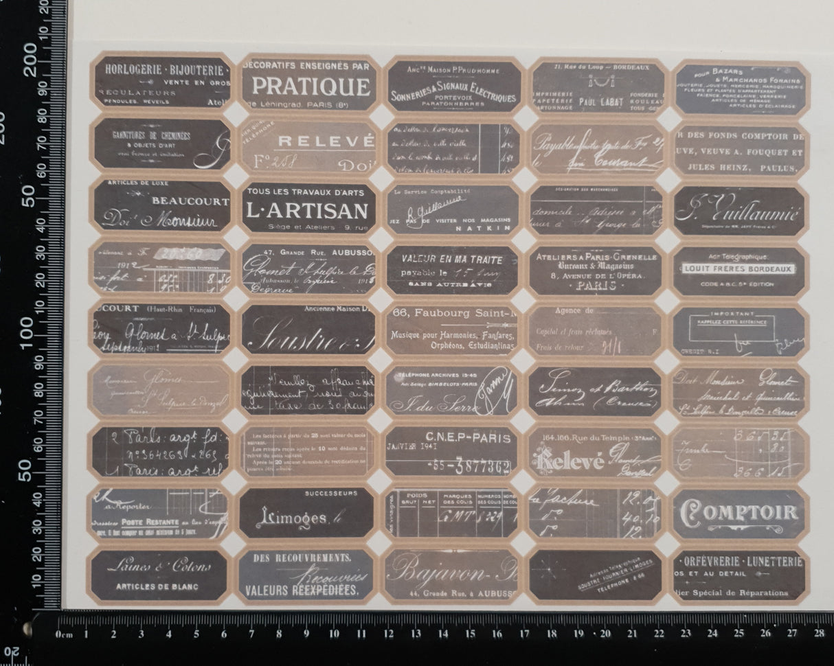 Cut Apart Stickers Sheet - (REV-9)