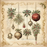 Creative Expressions - Taylor Made Journals - Vintage Christmas - 8 in x 8 in Paper Pad