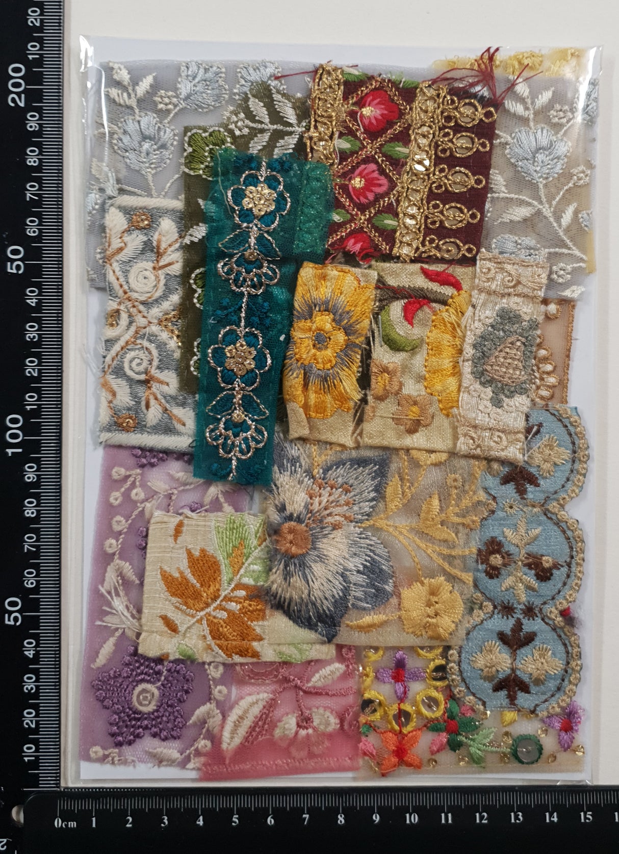 Embroidered Trim Snippets Pack - LC