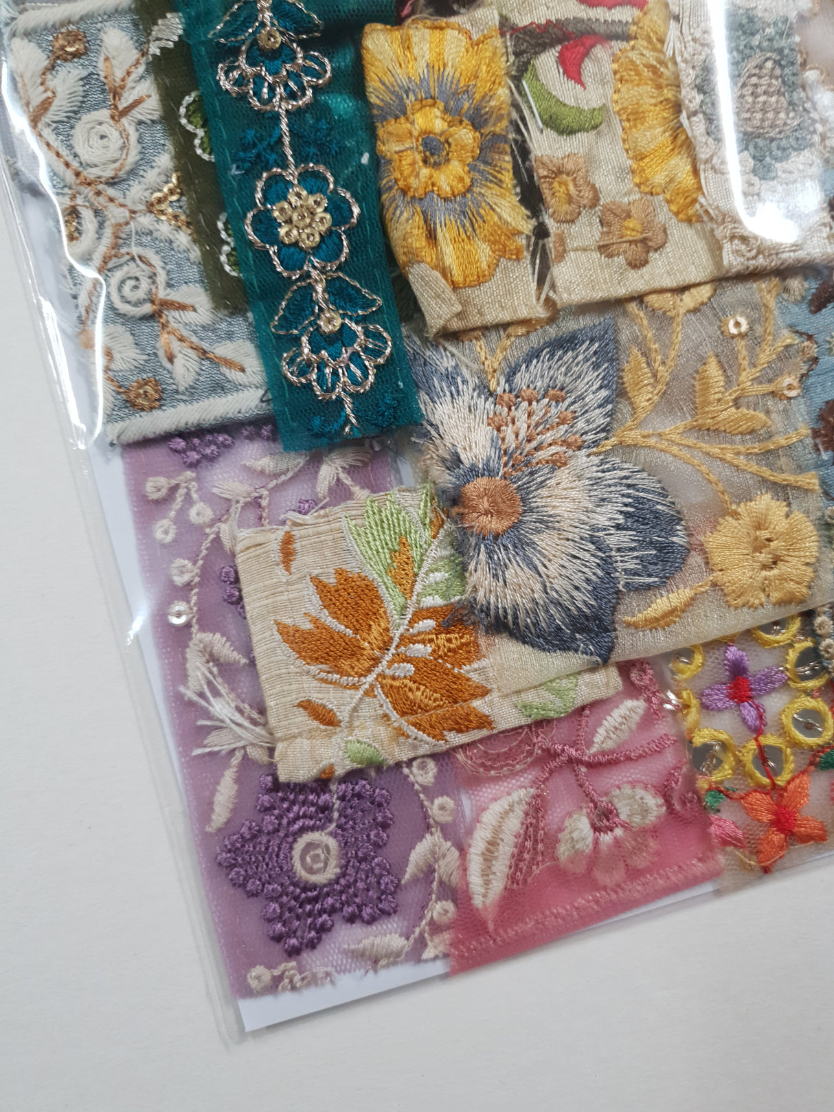 Embroidered Trim Snippets Pack - LC