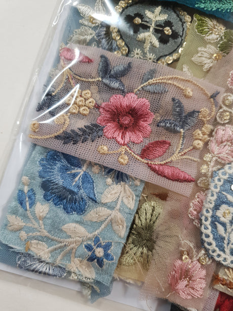 Embroidered Trim Snippets Pack - LH