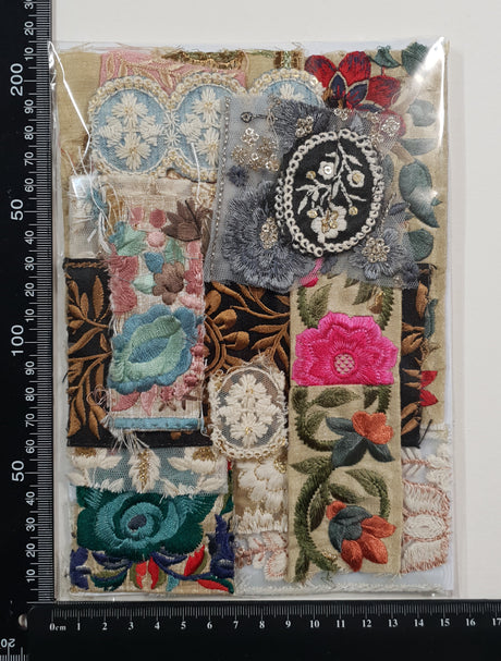 Embroidered Trim Snippets Pack - LJ