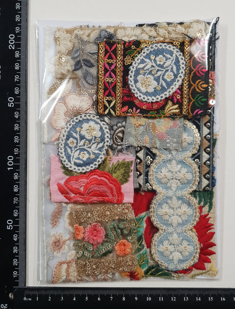 Embroidered Trim Snippets Pack - LK