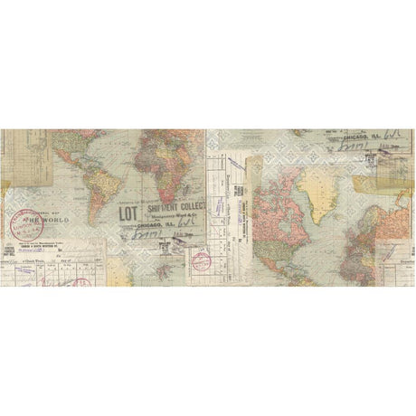 Tim Holtz - idea-ology - Collage Paper - Travel/Voyage