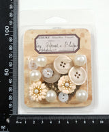 Tiny Treasures Pack - Cream Petals & Pearls - Picked at Random