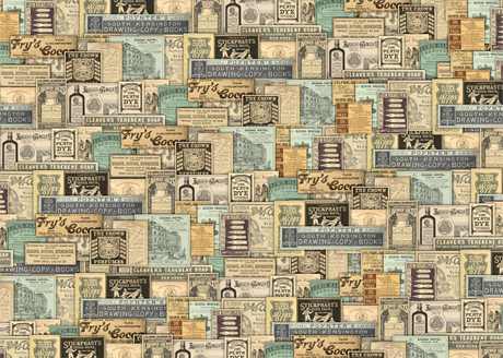 Decoupage Tissue Sheets - Vintage Ads - Set of 12 Pieces