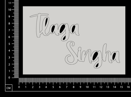 Tlaga Singha - B - White Chipboard
