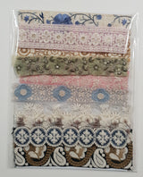 Assorted Embroidered Trim Pack - LN