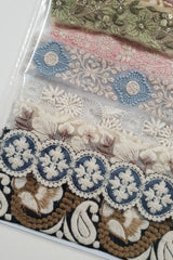 Assorted Embroidered Trim Pack - LN