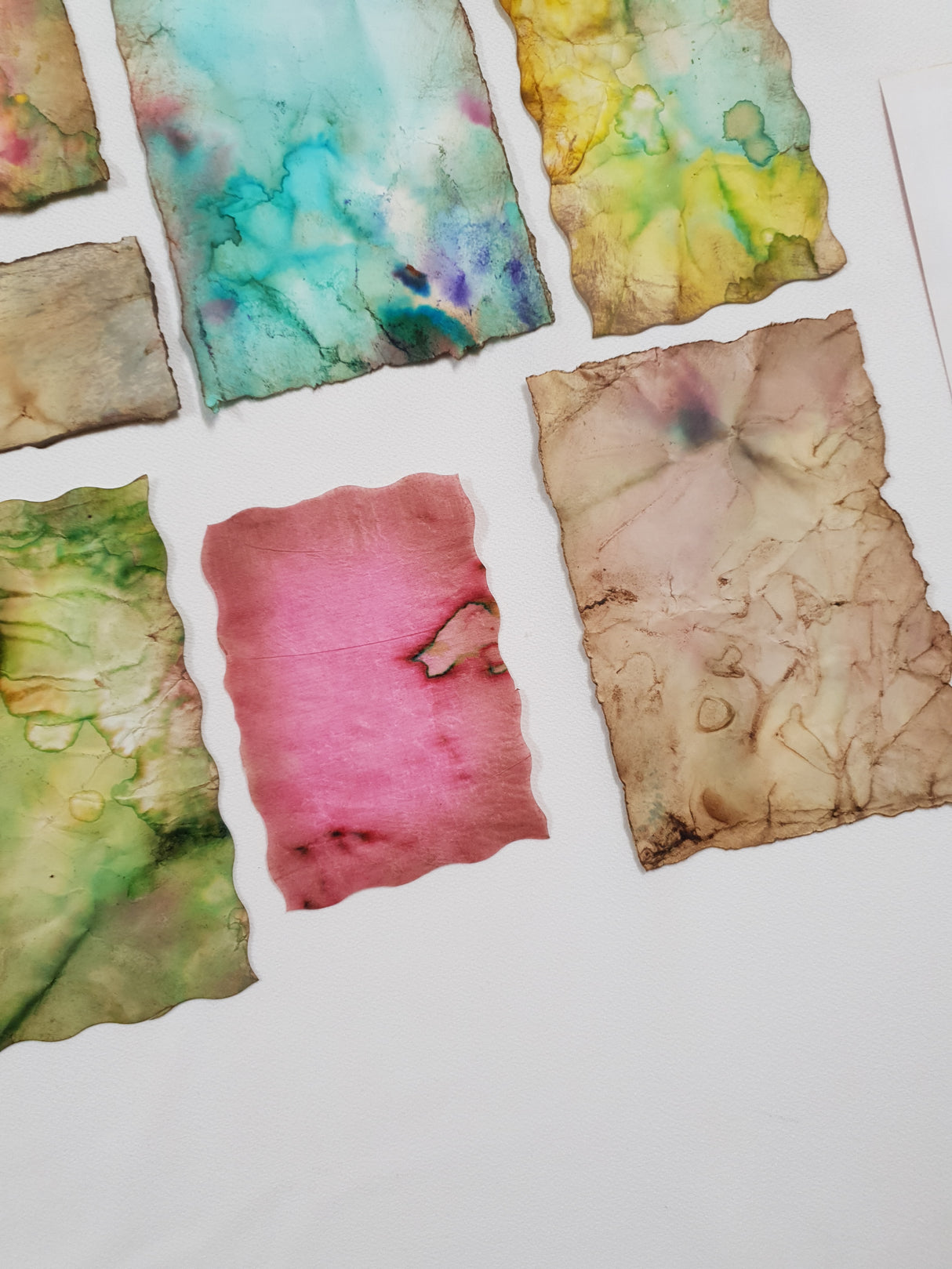 Motherloads Hand Dyed Papers Sampler - UB - Selected at Random