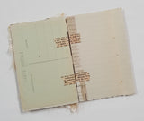 Handmade Mini Vintage Postcard Journal - UH